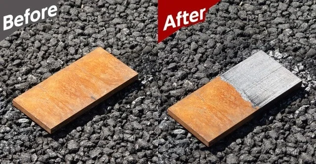 木材処理のビフォーアフター