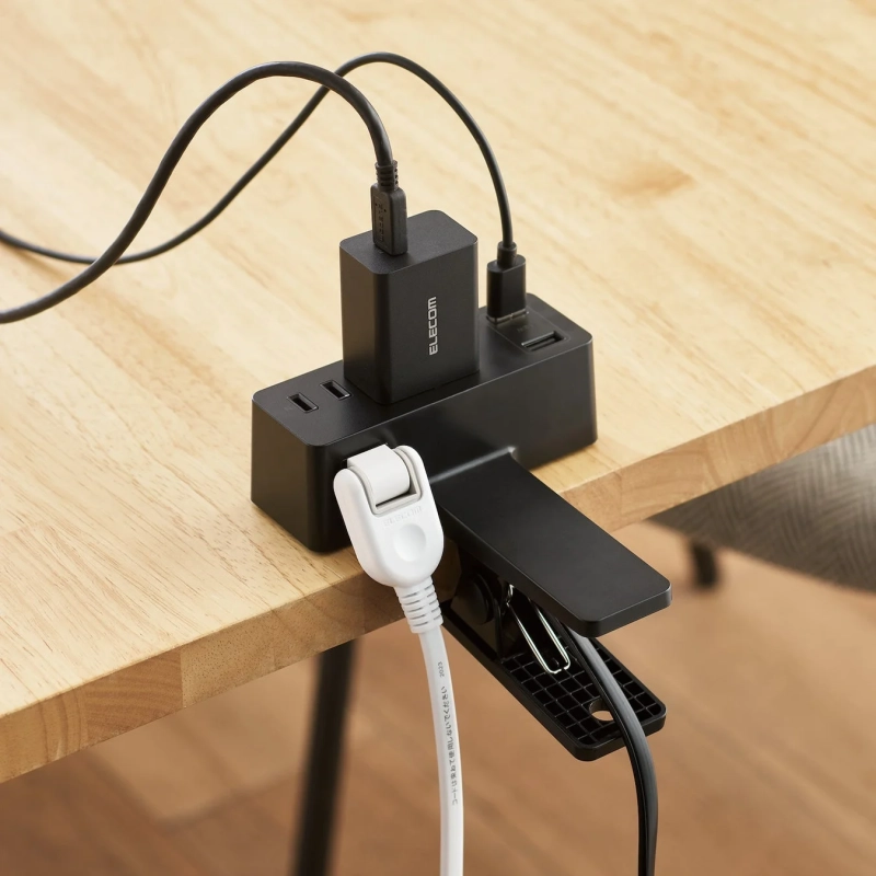 USB-Aポート付きクリップタップ