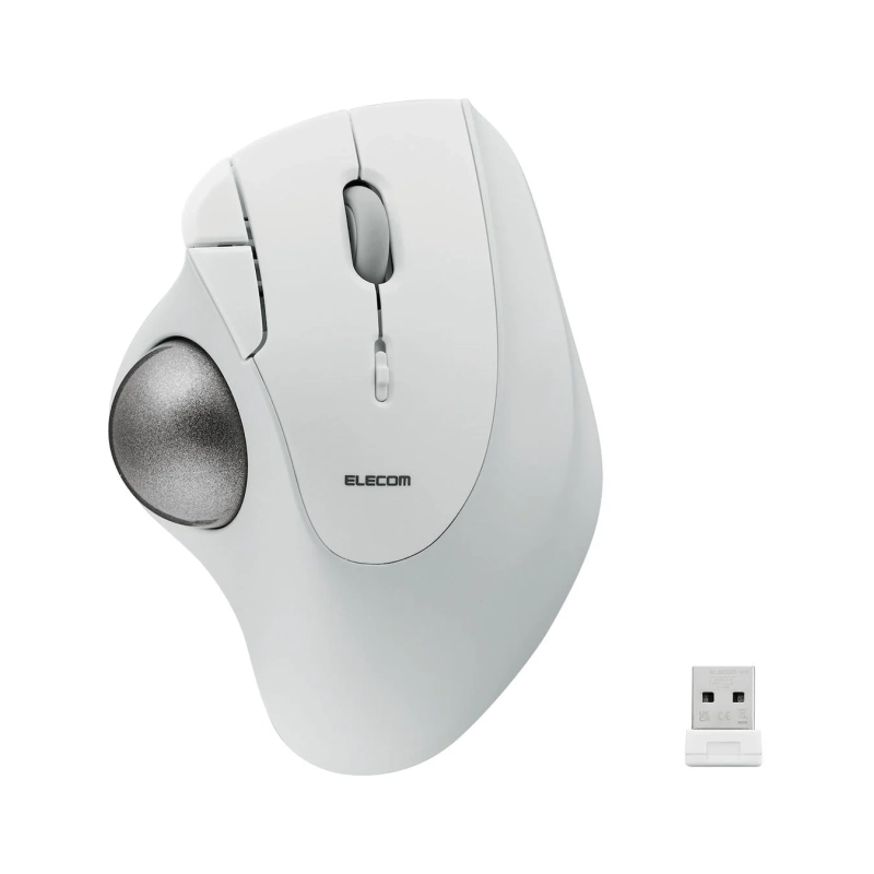 2.4GHz無線トラックボール "IST"5ボタン ベアリングモデル