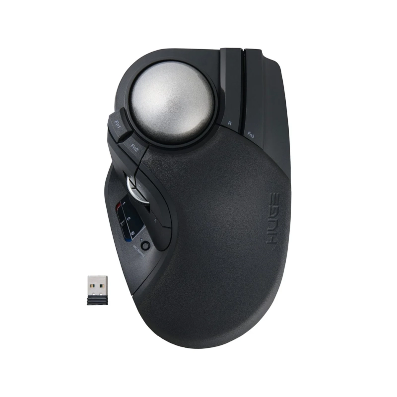 HUGE PLUS ワイヤレストラックボール[10ボタン/ベアリング]