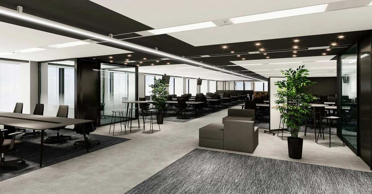 多様な作業スペース