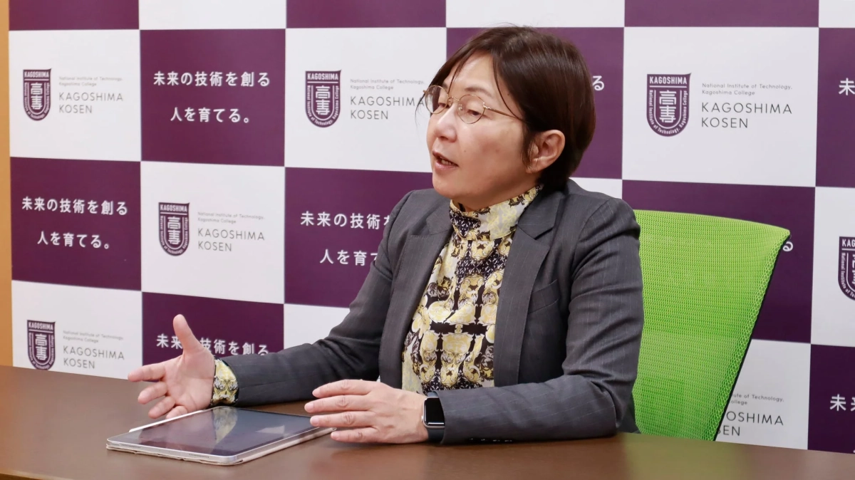 鹿児島高専の校長先生のインタビュー