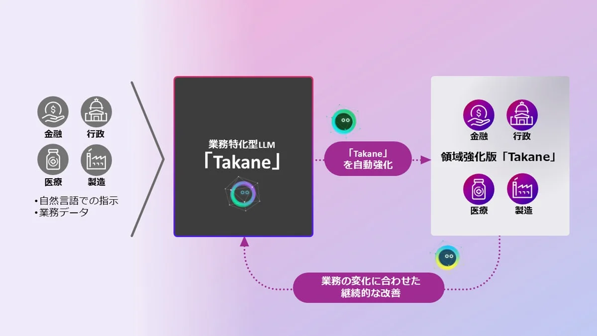 Takane自動強化プロセス