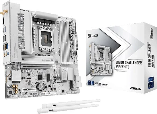 ASRock B860M Challenger WiFi White 製品パッケージ