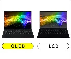 OLEDとLCDの比較