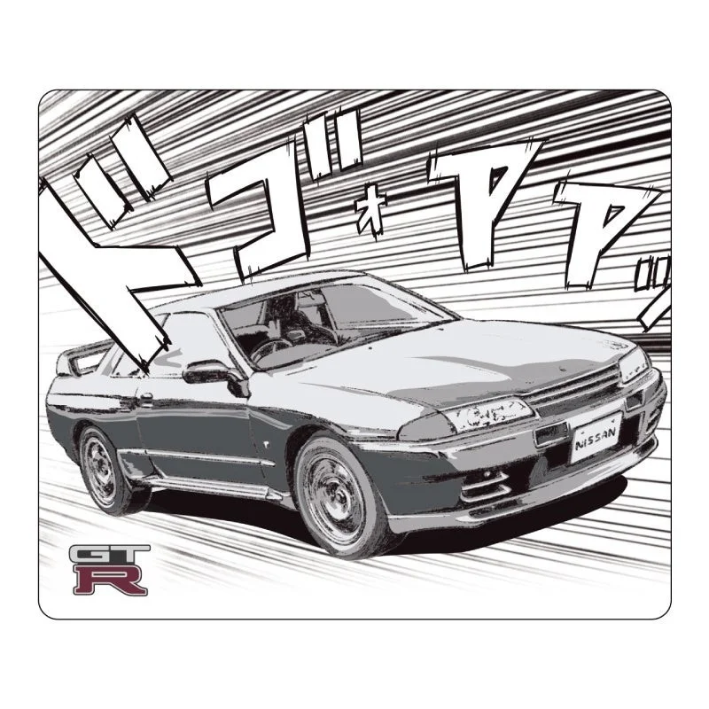 漫画風のGT-Rのマウスパッド