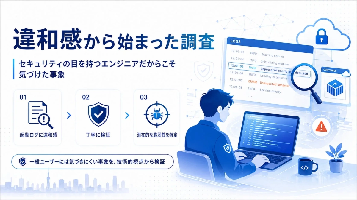 違和感から始まった調査