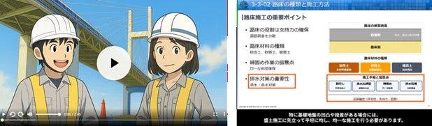 AI製イントロ動画と自動音声付解説スライド動画のプレビュー