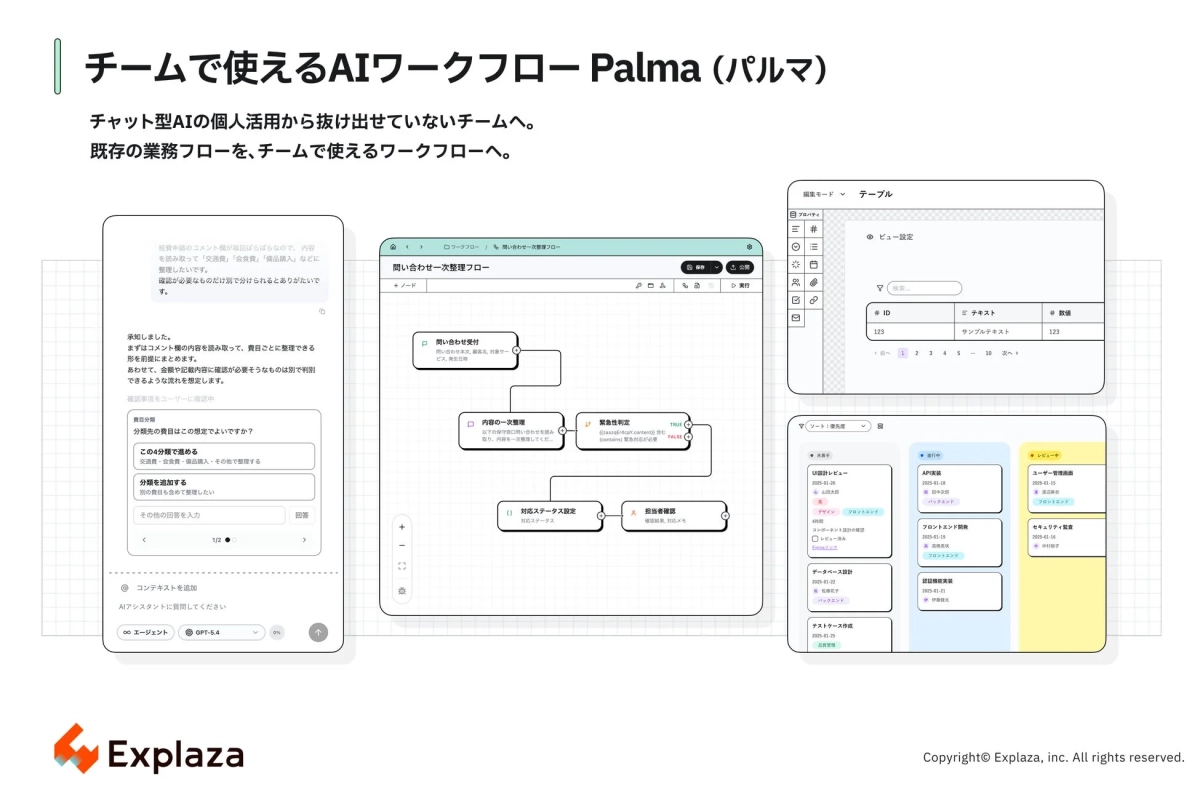 PalmaのUI画面
