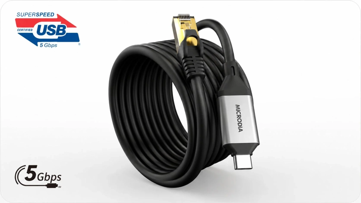USB-C to Gigabit Ethernetケーブル