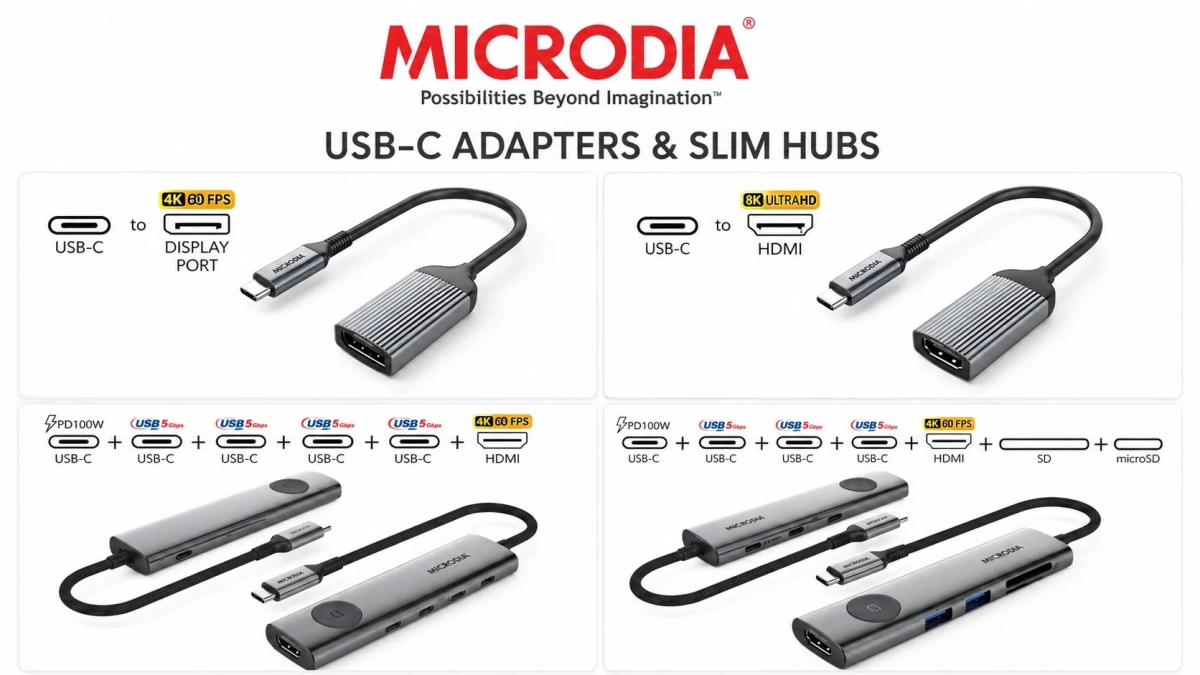 4K・8K映像出力対応USB-Cアダプター