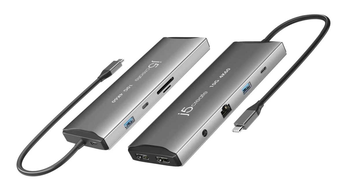 USB-C 11-in-1 PD 3.1 140W給電対応 マルチポートドック JCD3193