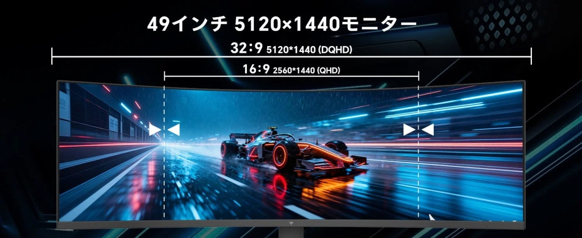 49インチ 5120×1440モニター