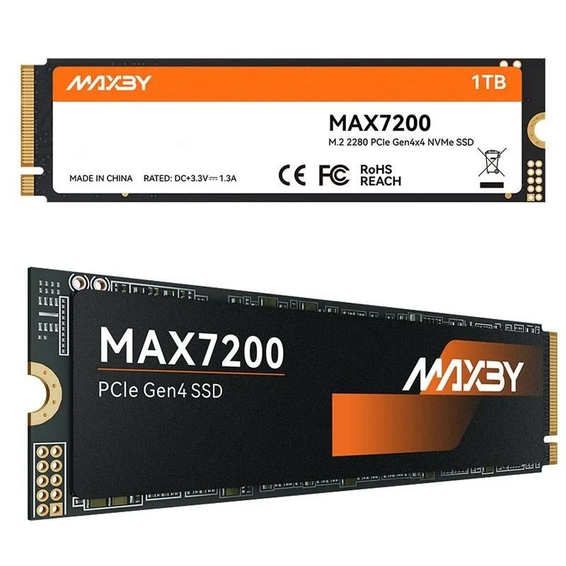 MAXBY MAX7200 M.2 PCIe Gen4x4 NVMe SSD（1TB）