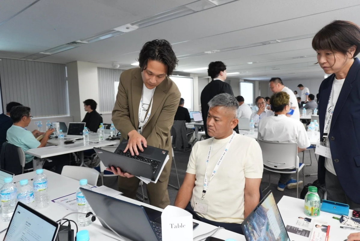 ワークショップ、セミナー、ビジネス、AI、テクノロジー、学習、ラップトップ、会議、人々、トレーニング