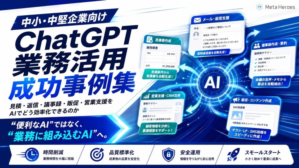 ChatGPT業務活用事例集