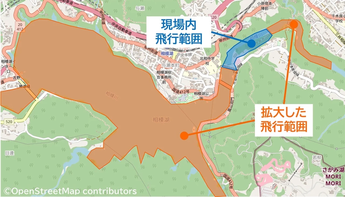 相模湖周辺地図