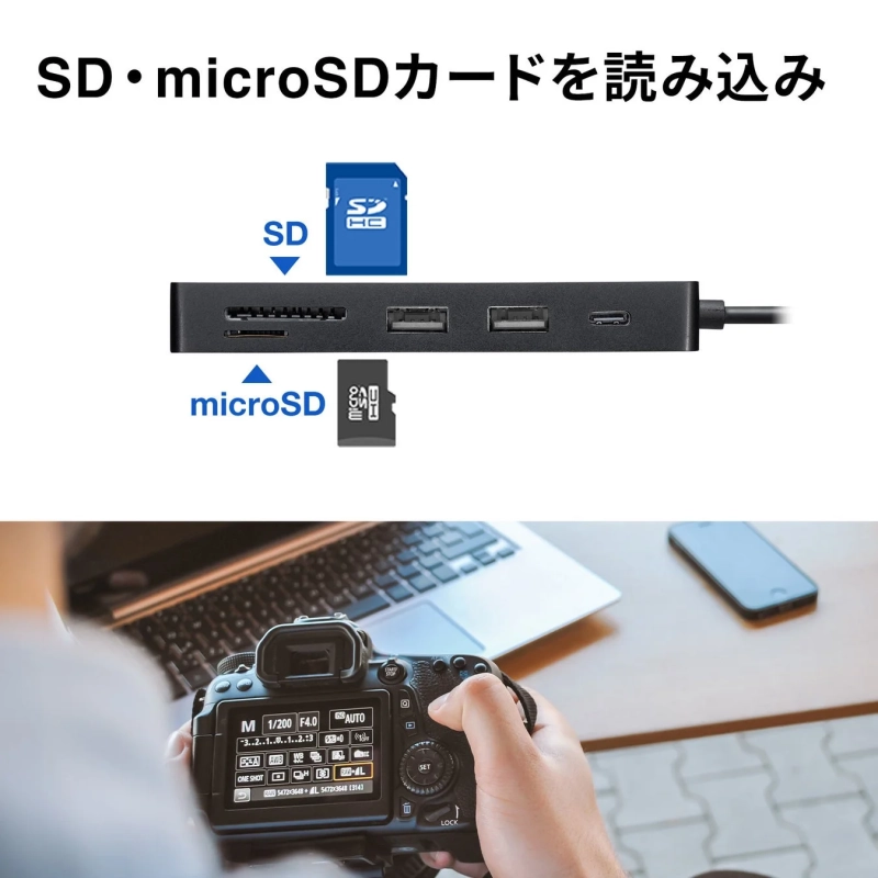 SD・microSDカードの読み込み