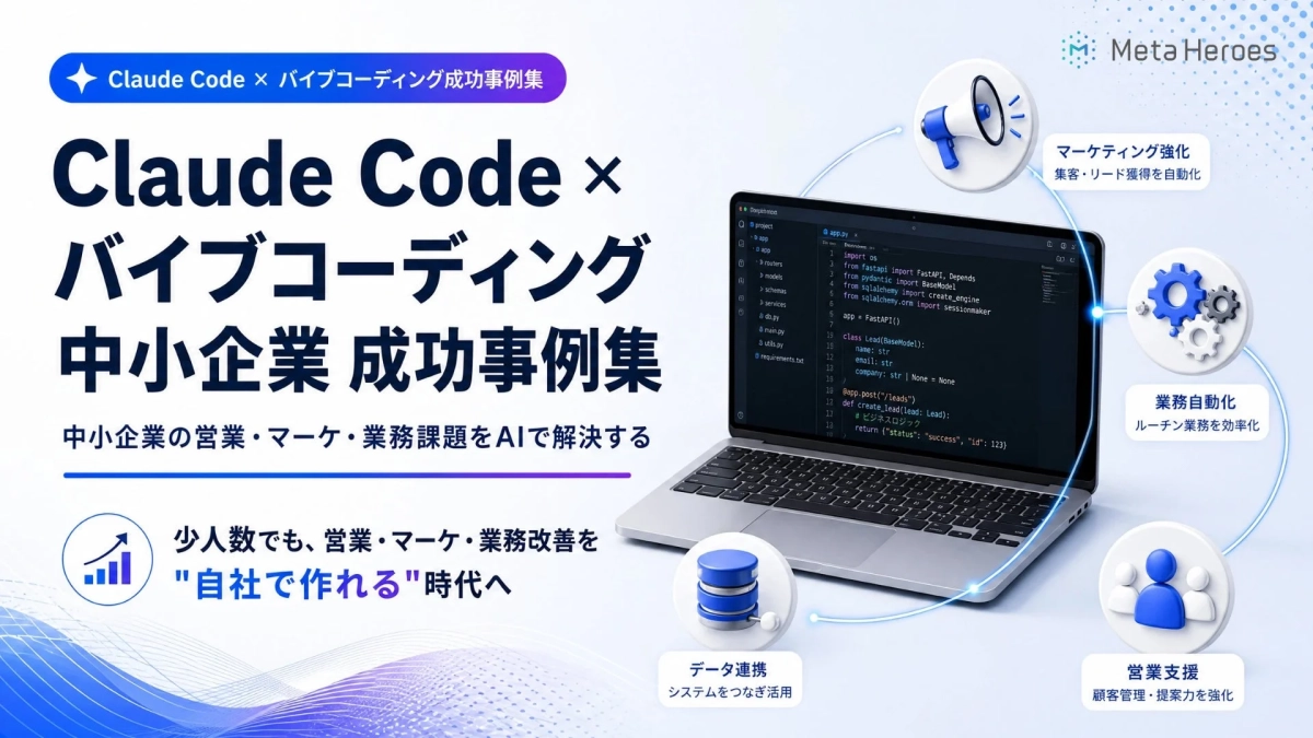 Claude Code × バイブコーディング 事例集