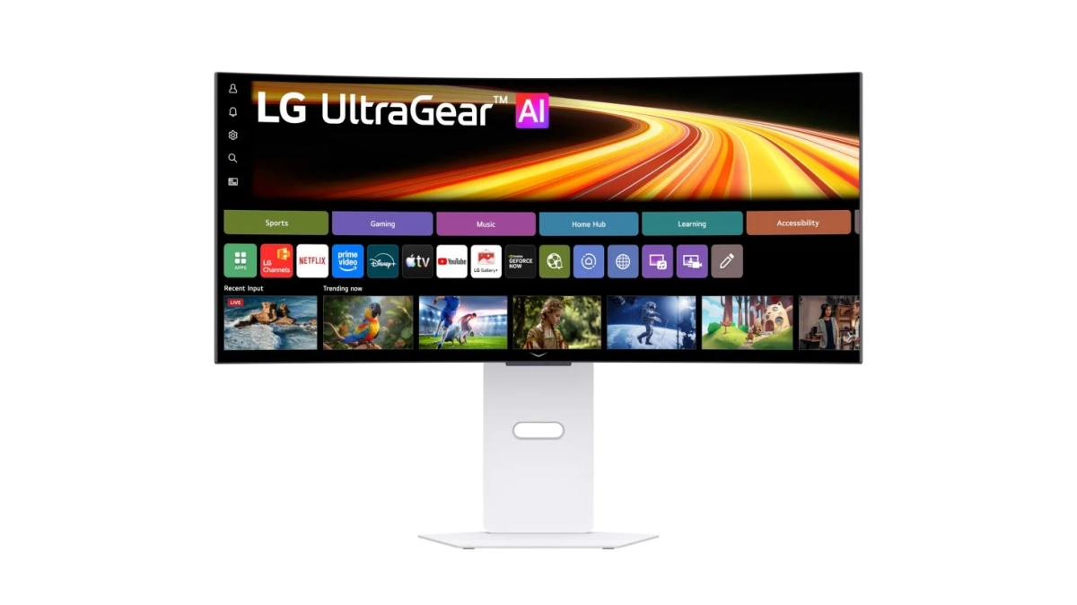 左から、「45GX90SB-B」「39GX90SB-W」「34GX90SB-W」