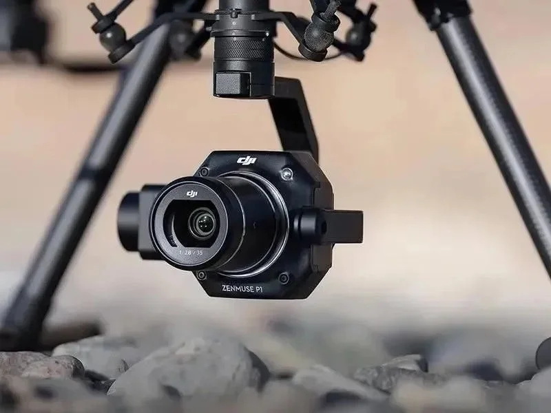 DJI Zenmuse P1カメラのクローズアップ