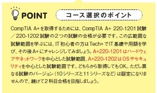 コース選択のポイント