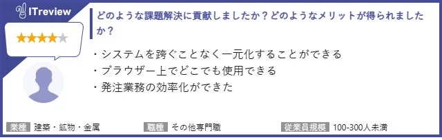 システム一元化と効率化に関するレビュー