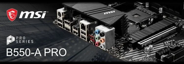 MSI B550-A PROマザーボードの製品画像