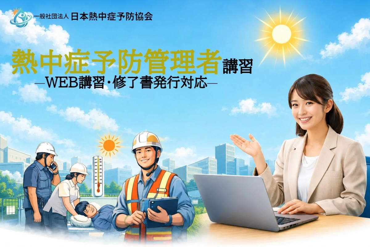 熱中症予防管理者講習の案内