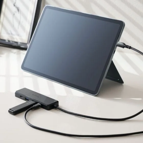 5ポートドッキングステーションの利用イメージ(タブレット接続)