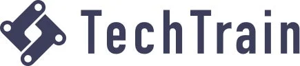 「TechTrain」という文字と、2つのチェーンリンクのような部品が組み合わさったロゴが描かれた画像です。