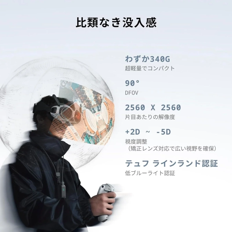 Visionゴーグルの特徴