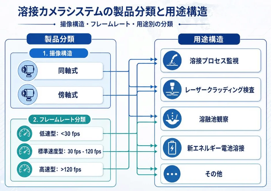 溶接カメラシステムの製品分類と用途構造