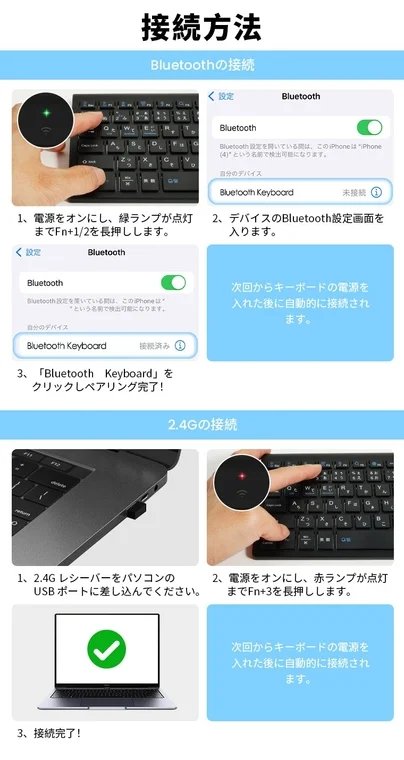接続方法の解説