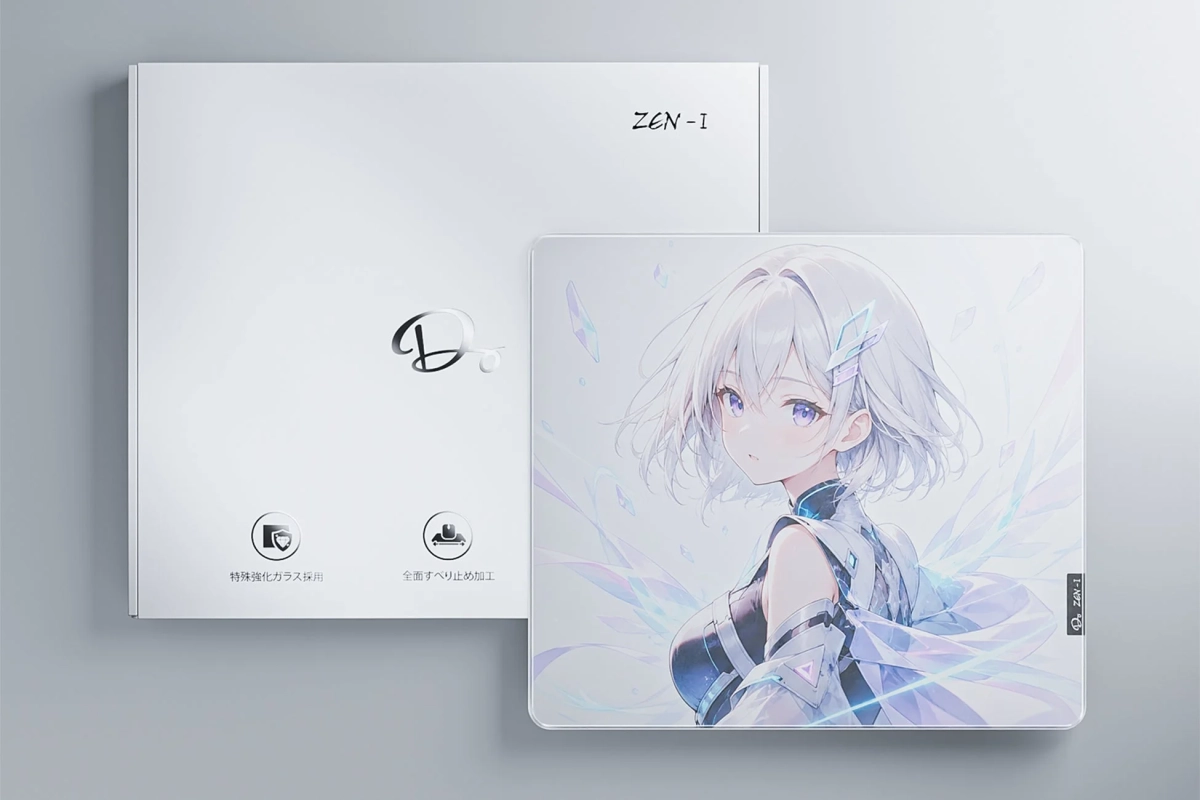 ZEN-Iのパッケージとマウスパッド