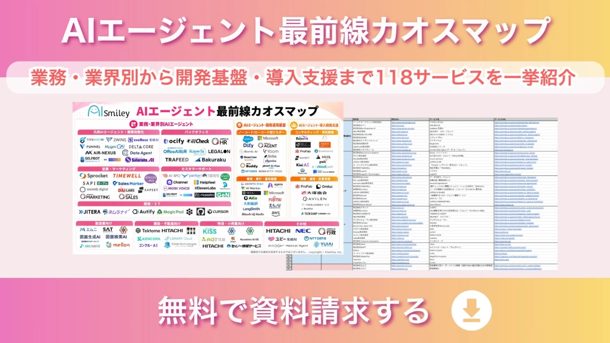 AIエージェント最前線カオスマップの全体像