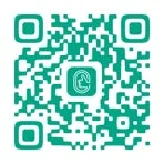 緑色のQRコード