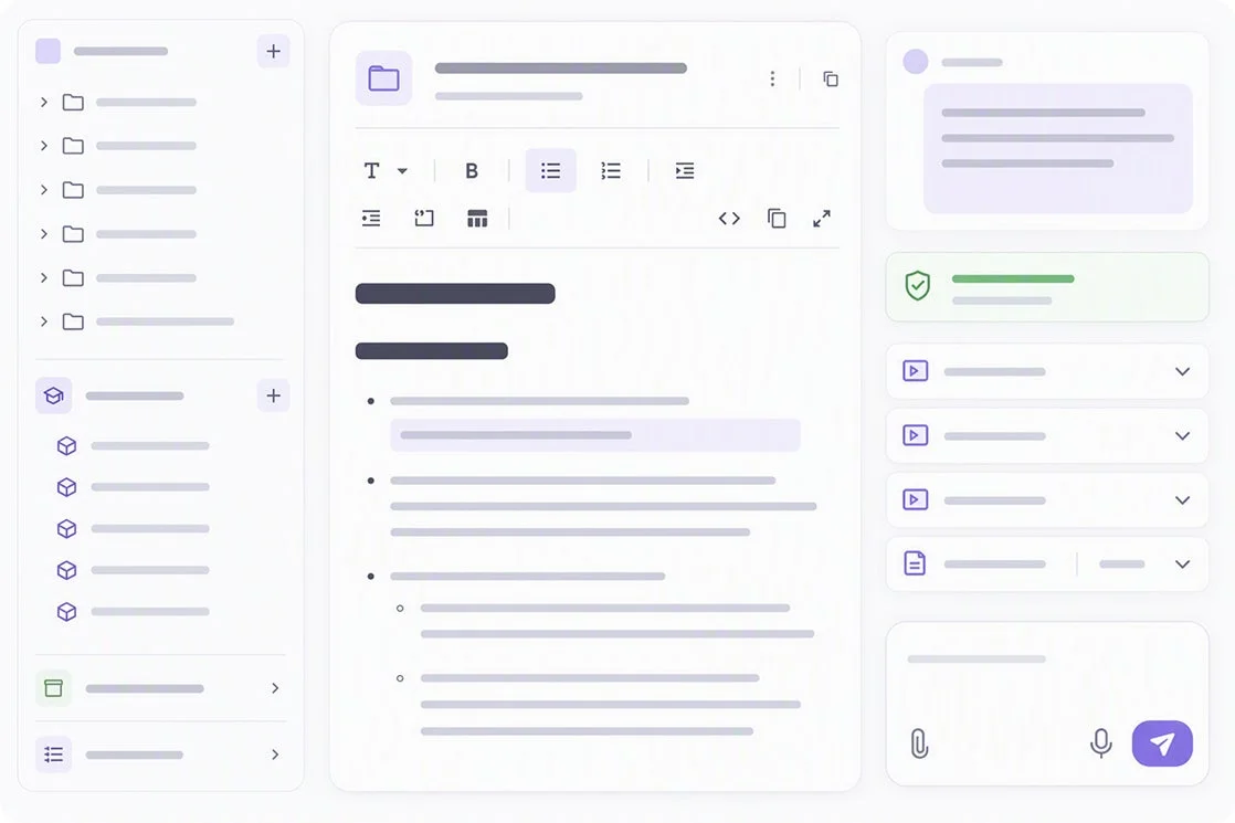 UI、ダッシュボード、アプリケーション、エディター、ドキュメント管理、ファイル管理、ワークスペース、プロジェクト管理、レイアウト、モダンデザイン