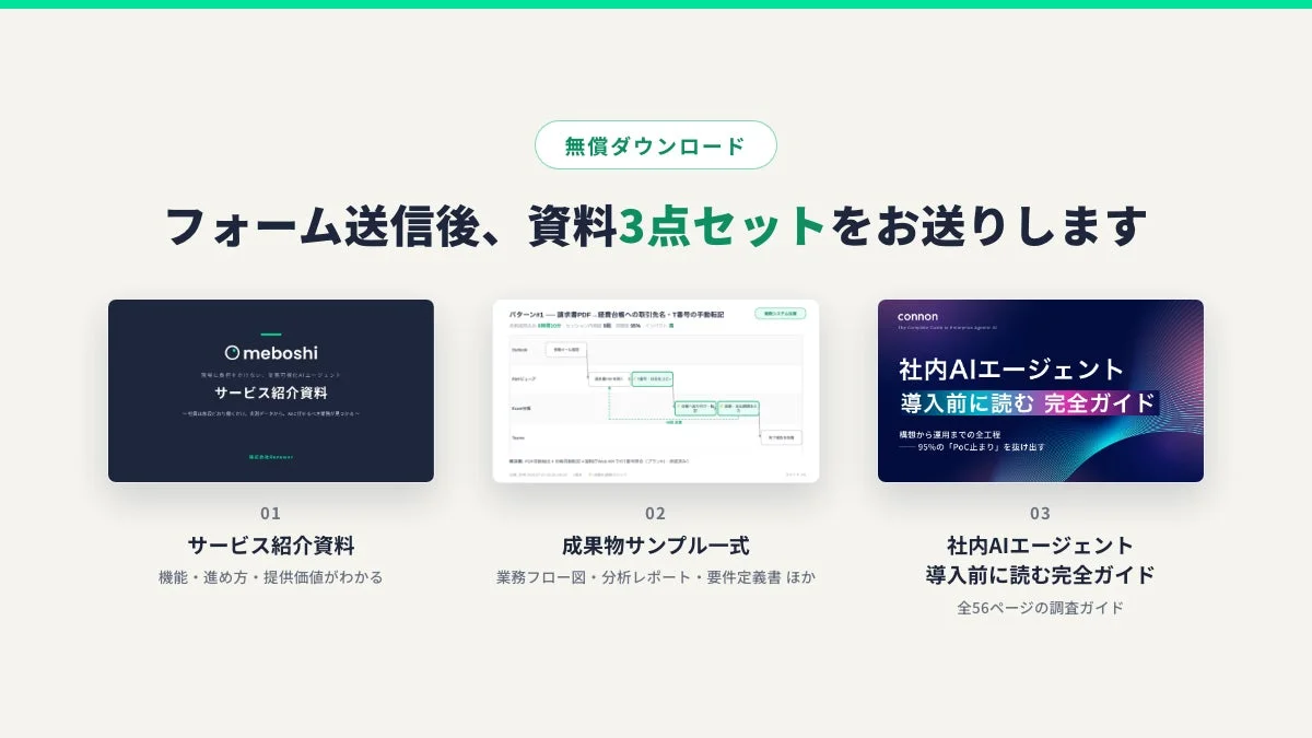 資料3点セットのダウンロード