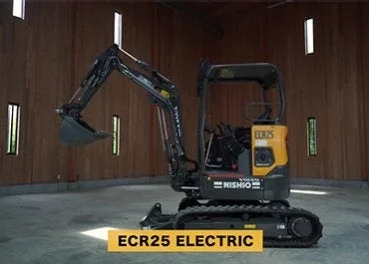 電動ミニバックホウ ECR25