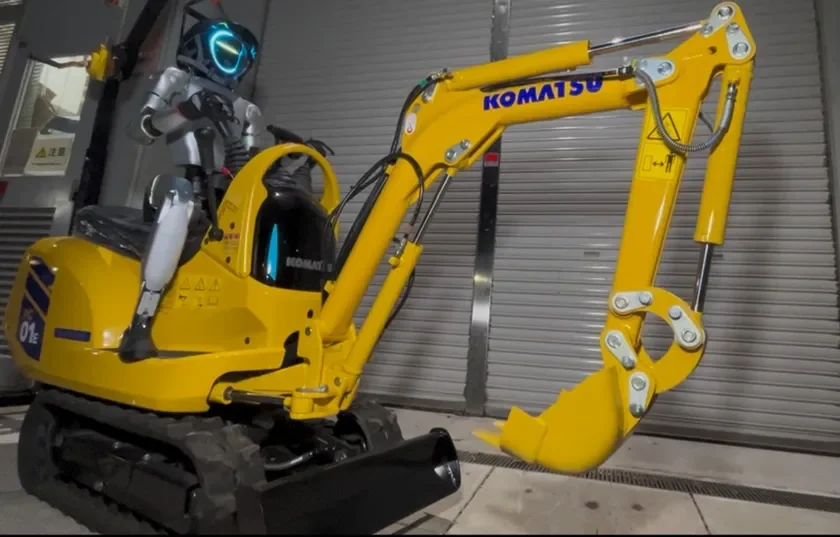 ヒューマノイドロボットによる小型ショベルの遠隔操作