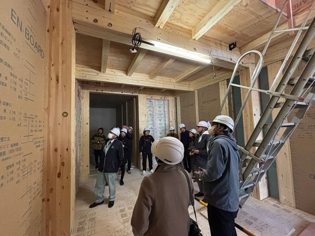 建設中の建物内部