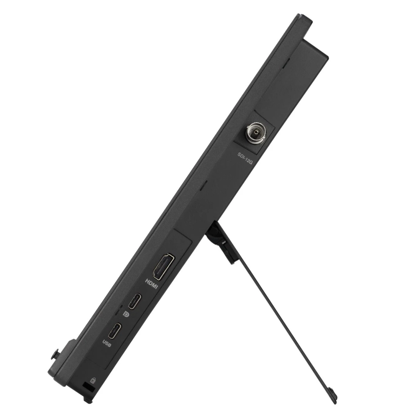 ポータブルモニター側面 SDI HDMI USB