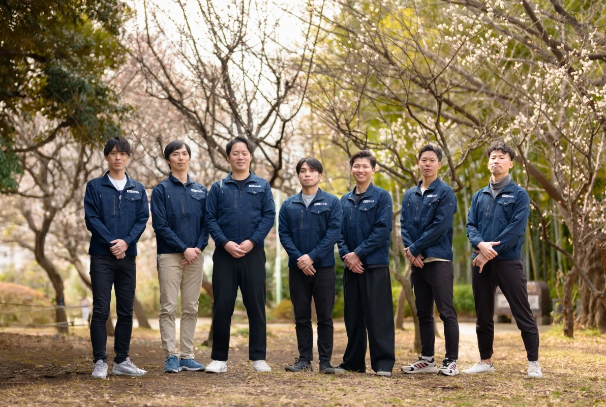 現場Hubのチームメンバーの集合写真