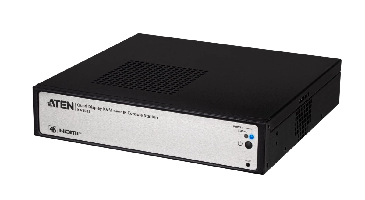 Quad Display KVM over IP Console Station KA8585
