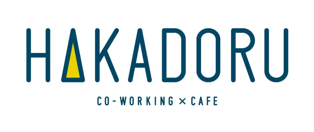 HAKADORU CO-WORKING × CAFE ロゴ