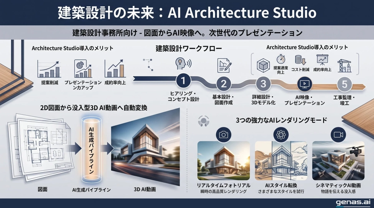 建築設計の未来：AI Architecture Studio