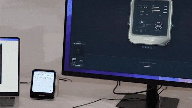 SmartView Dockの操作画面イメージ
