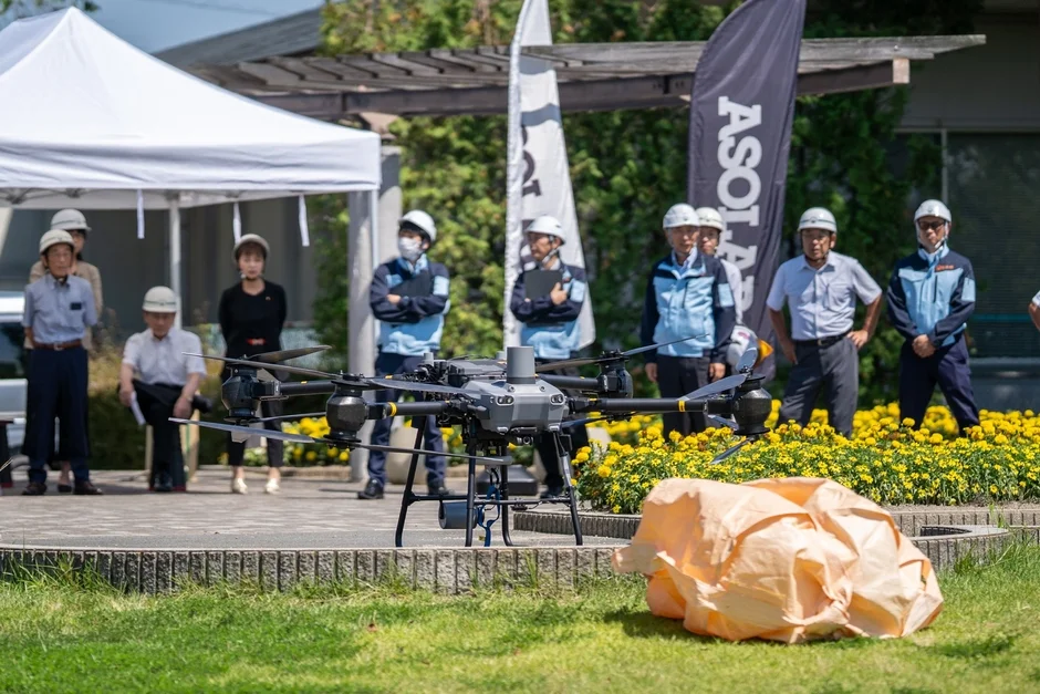 ドローンのデモンストレーション