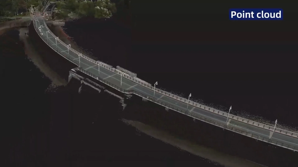 橋の点群データ